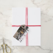 Rockefeller Center ijskrankel NYC-foto Cadeaulabel (Met Touw)