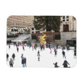 Rockefeller Center ijskrankel NYC-foto Magneet (Horizontaal)