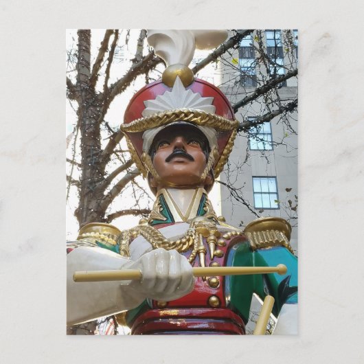 Rockefeller Center Kerst - Speelgoed Soldaat - NYC Briefkaart (Voorkant)