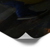 Rockefeller Center-kerstboom in reflectie Poster (Hoek)