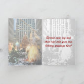 Rockefeller Center Kerstboom Wenskaarten Feestdagen Kaart (Binnen)