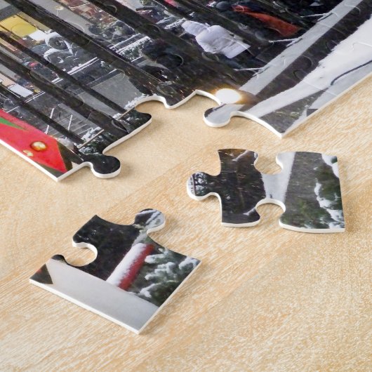 Rockefeller Center Kerstmis Legpuzzel (Zijkant)