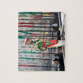 Rockefeller Center Kerstmis Legpuzzel (Verticaal)