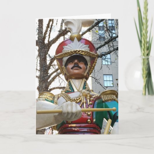Rockefeller Center Kerstmis - Speelgoed Solider - Kaart (Voorkant)