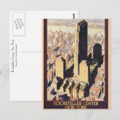 Rockefeller Center New York Briefkaart (Voorkant / Achterkant)