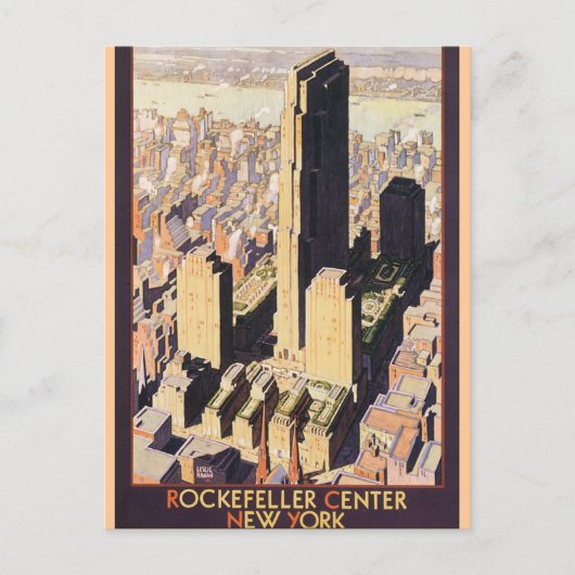 Rockefeller Center New York Briefkaart (Voorkant)