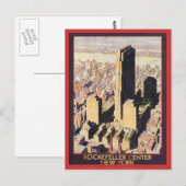 Rockefeller Center New York Briefkaart (Voorkant / Achterkant)