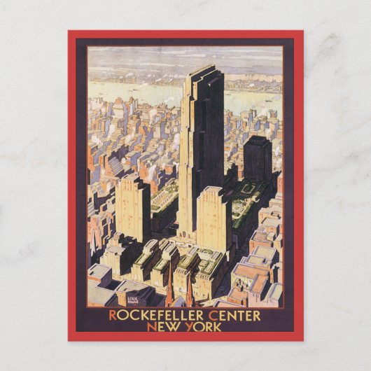Rockefeller Center New York Briefkaart (Voorkant)