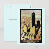  Rockefeller Center New York City AD Briefkaart (Voorkant / Achterkant)