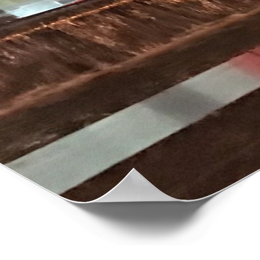 Rockefeller Center New York NY Red-kerstballen Poster (Hoek)