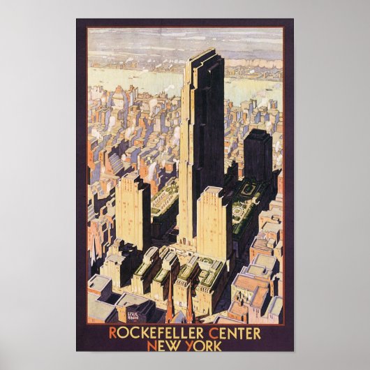 Rockefeller Center New York Poster (Voorkant)