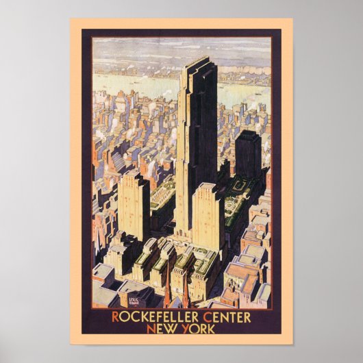 Rockefeller Center New York Poster (Voorkant)