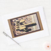 Rockefeller Center New York Rechthoekige Sticker (Envelop)