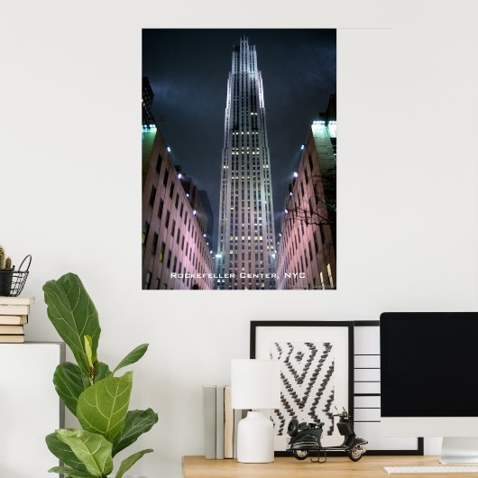 Rockefeller Center Poster (Thuiskantoor)