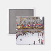 Rockefeller Center Skating Rink Magnet (Voorkant / Achterkant)