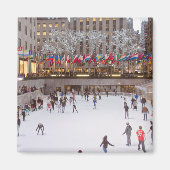 Rockefeller Center Skating Rink Magnet (Voorkant)