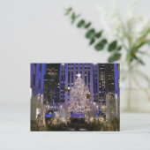 Rockefeller Center's Angels & kerstboom - Briefkaart (Staand voorkant)