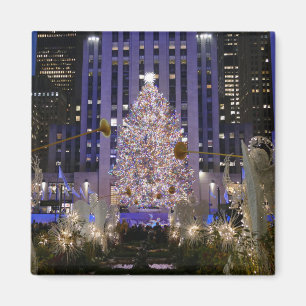 Rockefeller Center's Angels & kerstboom - Magneet