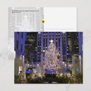 Rockefeller Center's Engelen & Kerstboom - Briefkaart