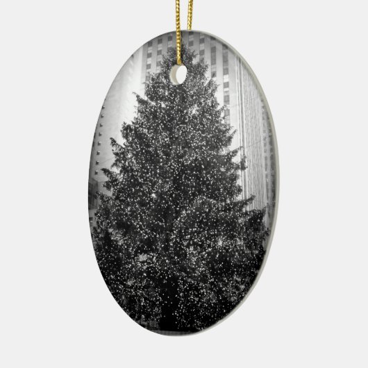 Rockefeller kerstboomversiering keramisch ornament (Links)