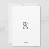 Rockefeller kerstboomwortel feestdagenkaart (Achterkant)