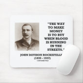 Rockefeller koopt wanneer het bloed in straten loo muismat (Met muis)