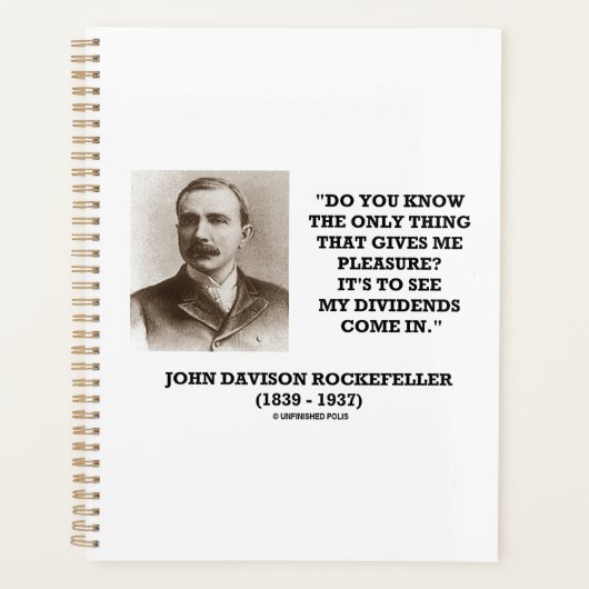 Rockefeller om mijn dividenden te zien komen in ci planner (Voorkant)