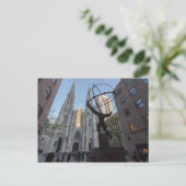 Rockefeller Plaza in NYC Briefkaart (Staand voorkant)