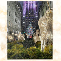 Rockefeller Plaza Kerstmis NYC