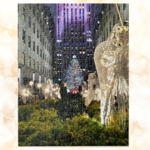Rockefeller Plaza Kerstmis NYC Legpuzzel