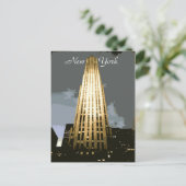 Rockefeller Plaza Postcard Briefkaart (Staand voorkant)