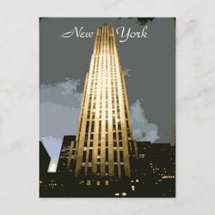 Rockefeller Plaza Postcard Briefkaart
