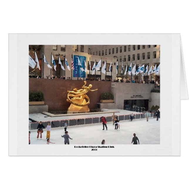 Rockefeller Plaza Skating Rink (Voorkant Horizontaal)