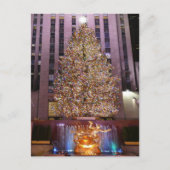 Rockefeller Plaza's kerstboom - briefkaart (Voorkant)
