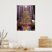 Rockefeller Plaza's kerstboom - poster (Keuken)