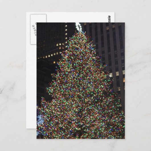 Rockefeller Tree December 2013 Briefkaart (Voorkant / Achterkant)
