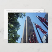 rockefeller-vlaggen briefkaart (Voorkant / Achterkant)