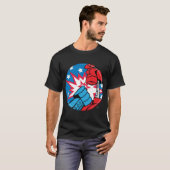 Rockem Sockem USA Campaign Button T-shirt (Voorkant volledig)