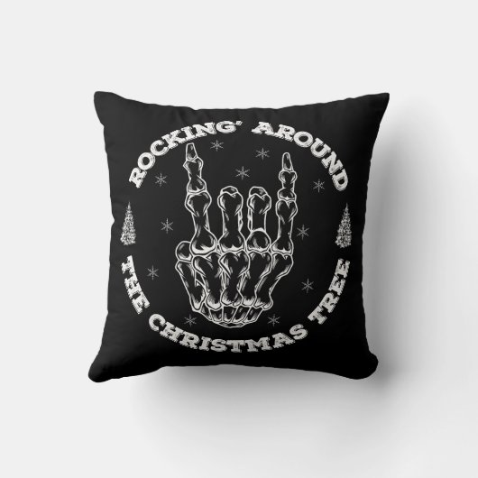  rocken rond de kerstboom kussen (Achterkant)