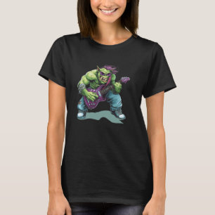 Rockend Ogre Outfit voor Gitaar en Rock Fans T-shirt