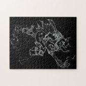 Rockende Neushoorn Legpuzzel (Horizontaal)