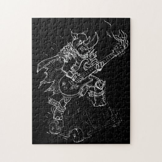 Rockende Neushoorn Legpuzzel (Verticaal)