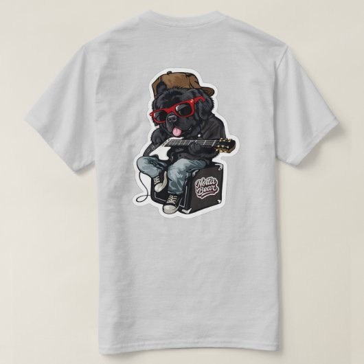 Rockende Notta Bear T-shirt (Design achterkant)
