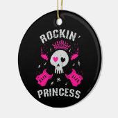 Rockende Prinses Keramisch Ornament (Links)