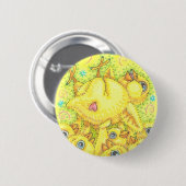 ROCKER BABY CHICK, SPRING MOSH PIT BUTTON Round (Voorkant /achterkant)