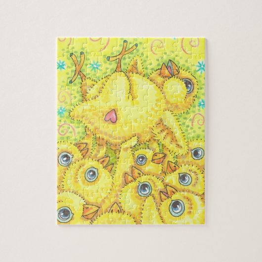 ROCKER BABY CHICK, SPRING MOSH PIT PUZZLE LEGPUZZEL (Verticaal)