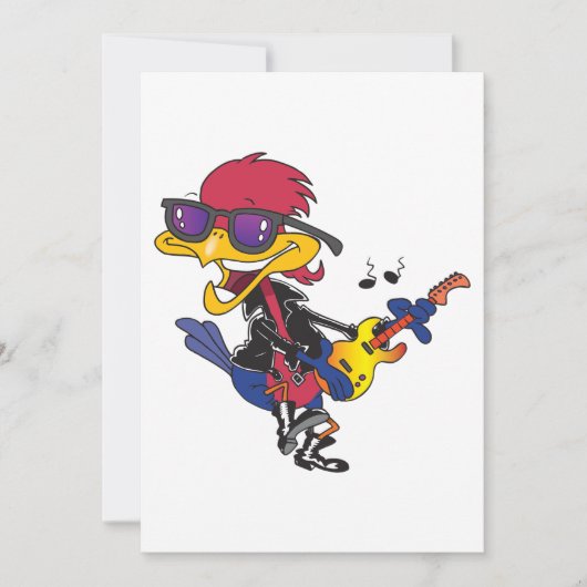 Rocker Bird Kaart (Voorkant)