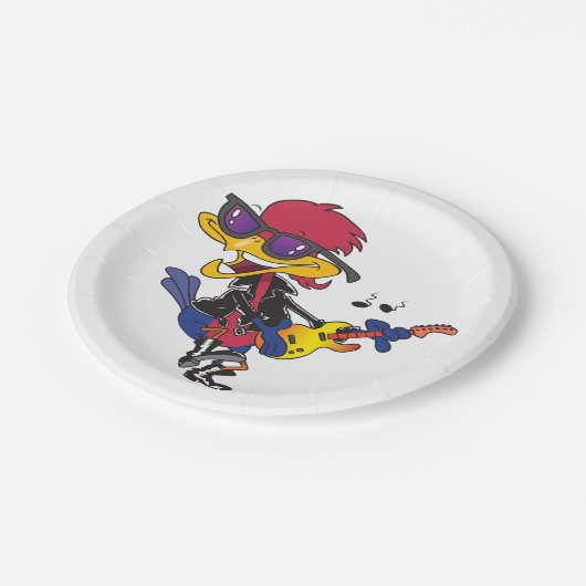 Rocker Bird Papieren Bordje (Gekanteld)