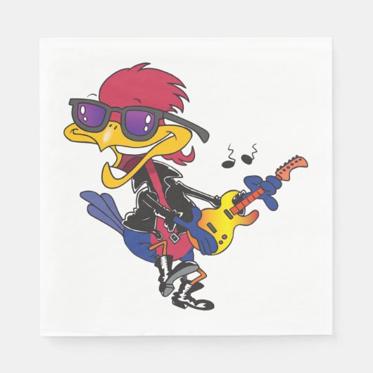 Rocker Bird Servet (Voorkant)