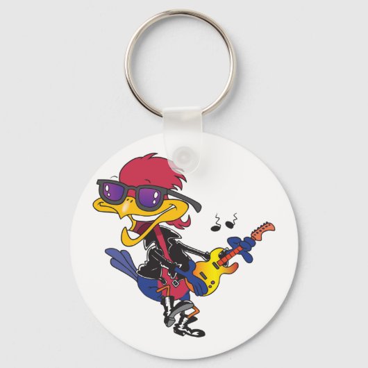 Rocker Bird Sleutelhanger (Voorkant)